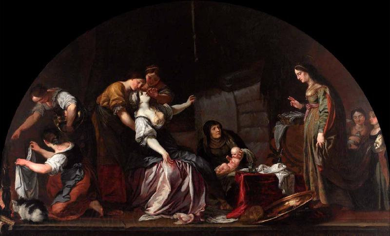 Karel skreta Birth of St Wenceslaus Spain oil painting art